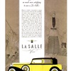 LaSalle V-8 Ad (1932): Five-Passenger Town Sedan - Illustrated by Robert Fawcett